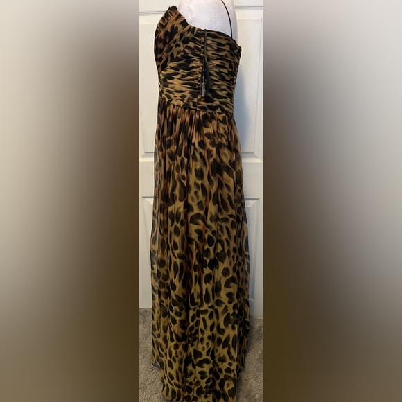 La Femme animal print gorgeous gown - Picture 4 of 7